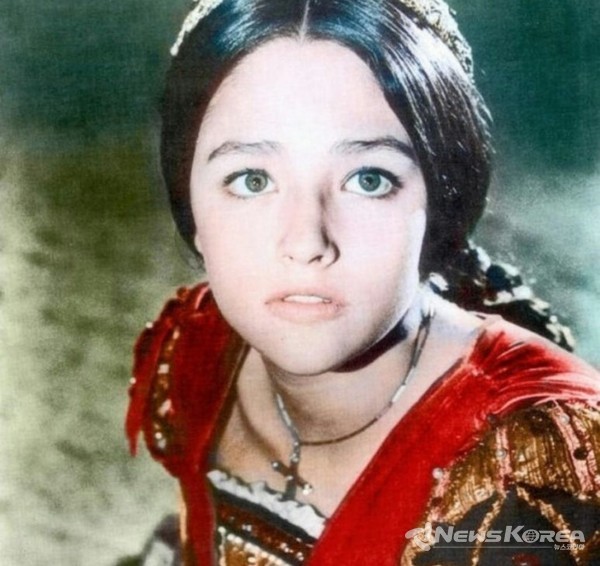 1968년 프랑코 제피렐리 감독이 연출한 영화 '로미오와 줄리엣'의 한장면 @올리비아 핫세 홈페이지