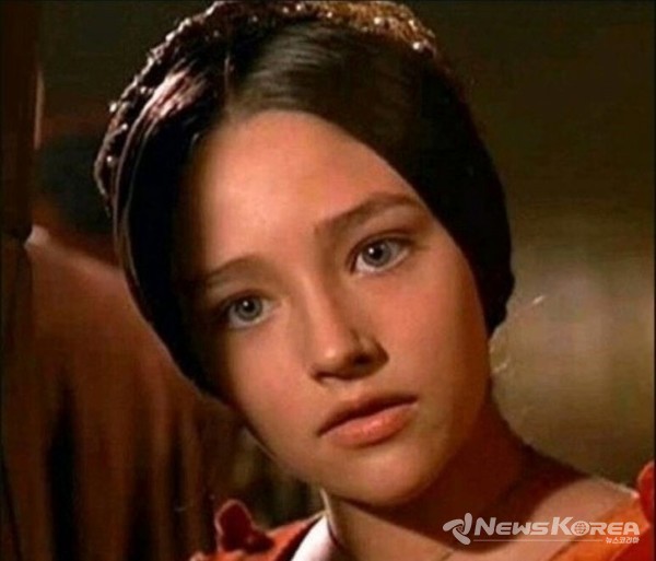 1968년 프랑코 제피렐리 감독이 연출한 영화 '로미오와 줄리엣'의 한장면 @올리비아 핫세 홈페이지