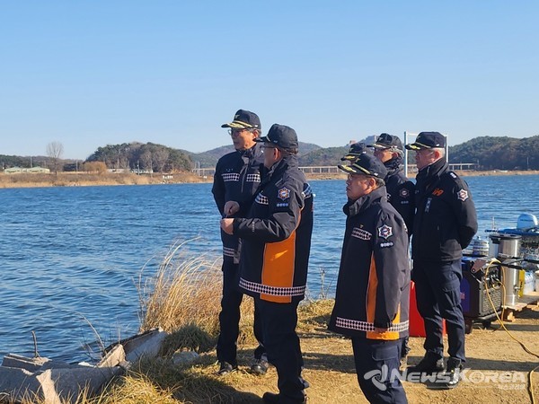 충남 소방본부 당진,대호지,현장 상황 점검 @충남 소방본부