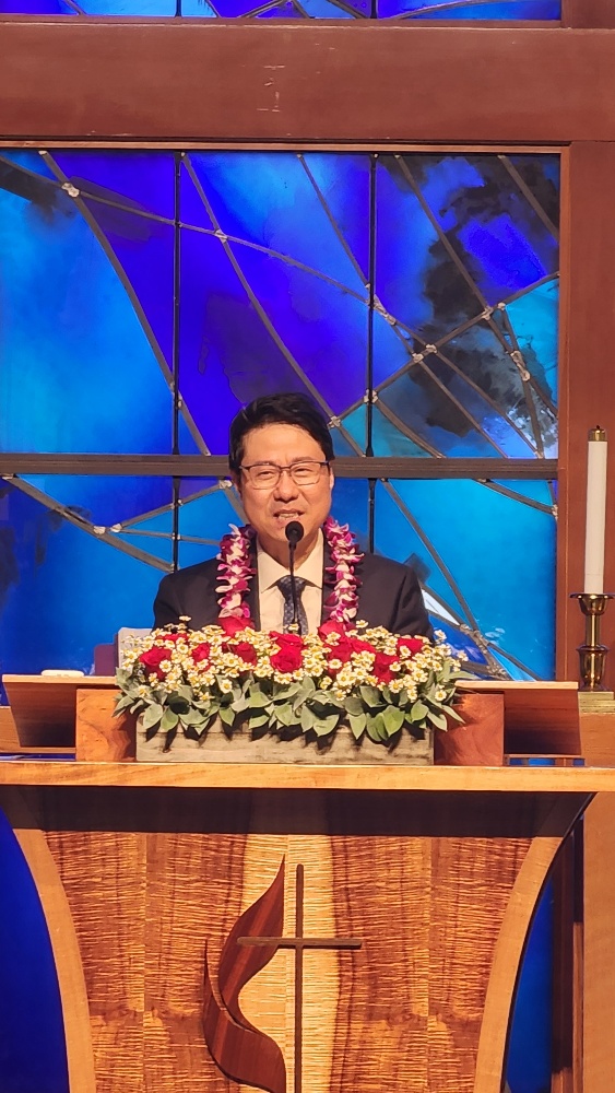 서대영 한인회장이 환영사를 하고 있다. @뉴스코리아 김찬훈 특파원