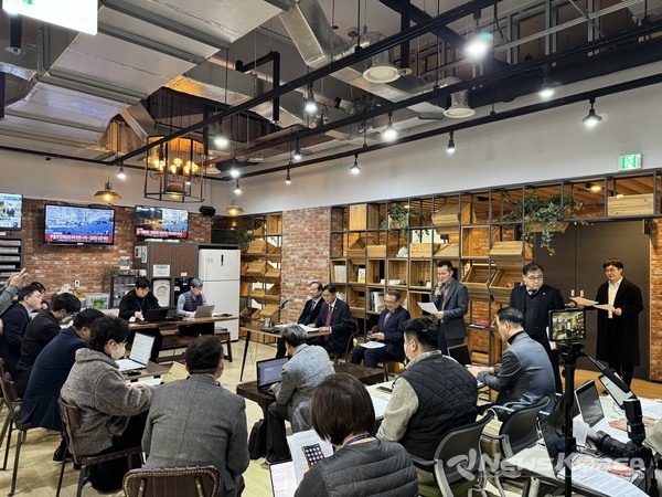 대전충남 행정통합 민관협의체가 출입기자 간담회를 가졌다. @충청남도