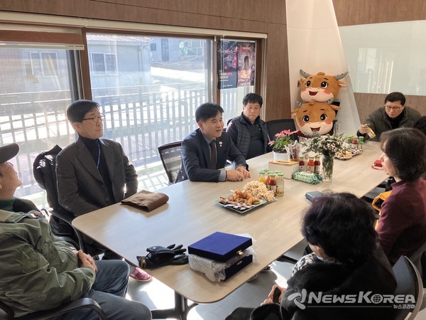 안중시장 상인화 관계자들과의 간담회 @이병진 의원실