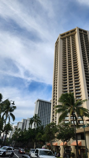 와이키키의 호텔거리. @뉴스코리아 김무성 기자