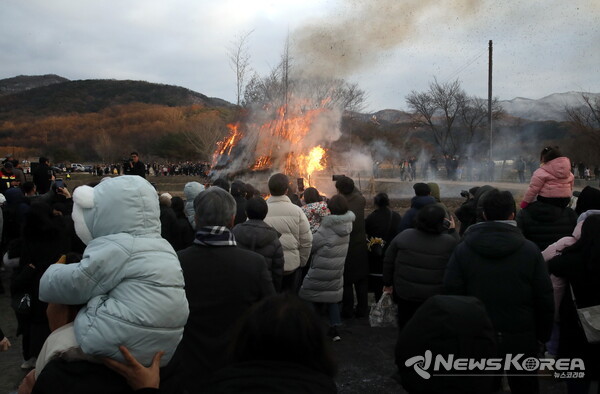 2024년 아산외암민속마을 정월대보름 행사 모습 @아산시