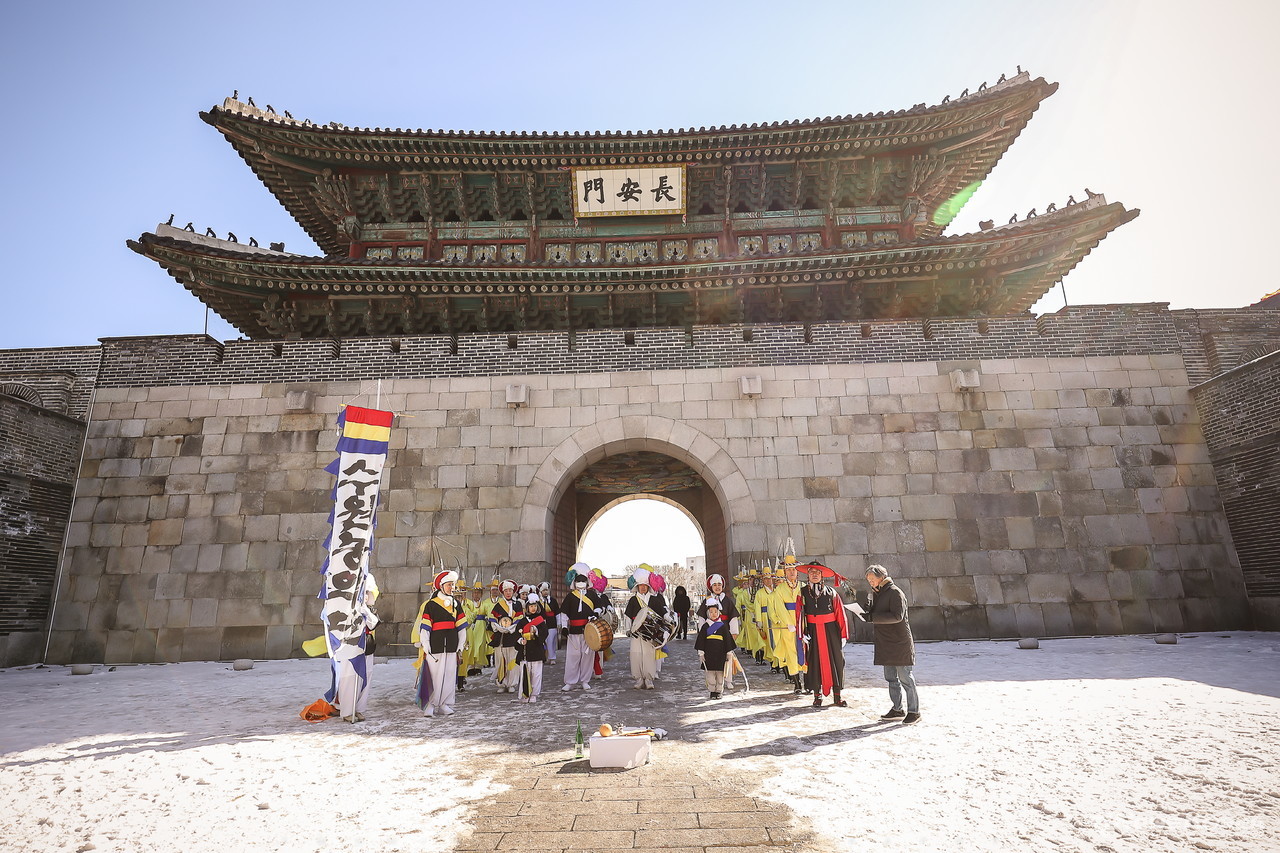 수원농악단 정월대보름 길놀이 행사 @수원농악단