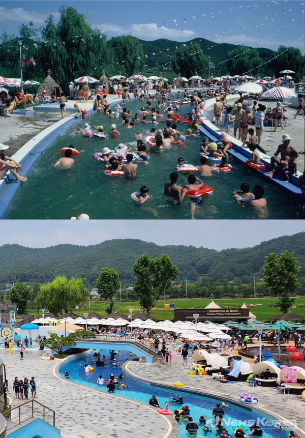 도고 파라다이스 과거와 현재의 모습 @아산시