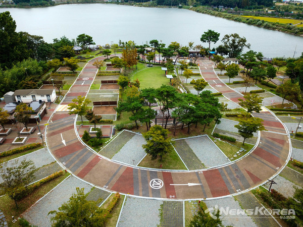 천안도시공사가 운영하는 국민여가캠핑장 전경 @천안도시공사