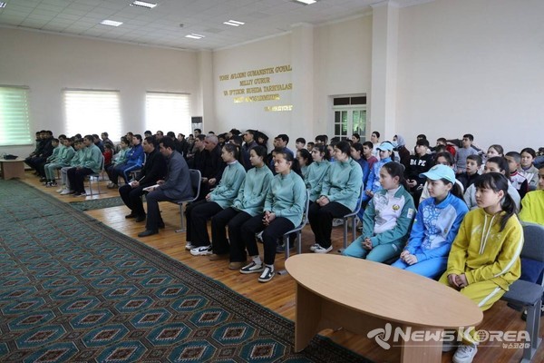 ▲우즈베키스탄 미래 스포츠 꿈나무들 @뉴스코리아 신현권 특파원