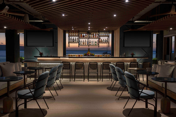 호쿠파 타워 고객들만 이용 가능한 라나이 라운지 바  @팜투어