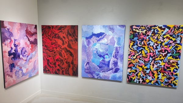 사진 : 인생2막 새로운 도전 (전시회 모습: 이경주 작가 @뉴스코리아 신종국 기자