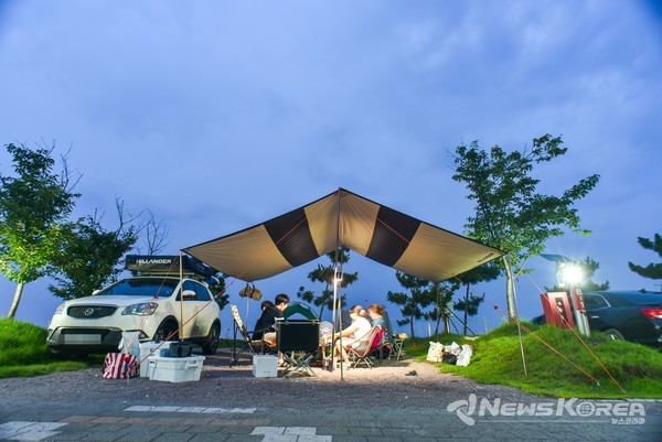 당진 삽교천 캠핑장 @당진시