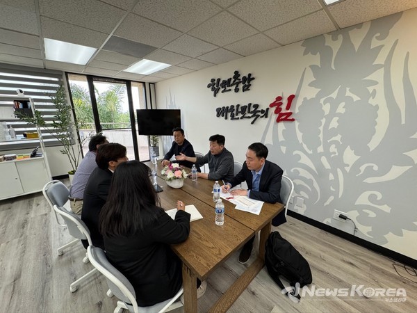 박정주 행정부지사 미국 사무소 방문 @충청남도