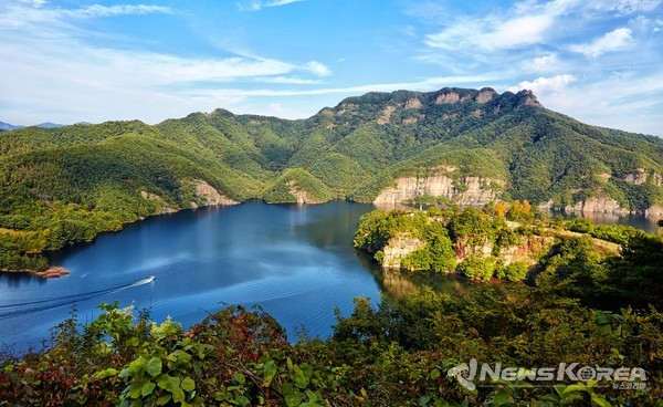 푸른 초가을 적벽 @화순군