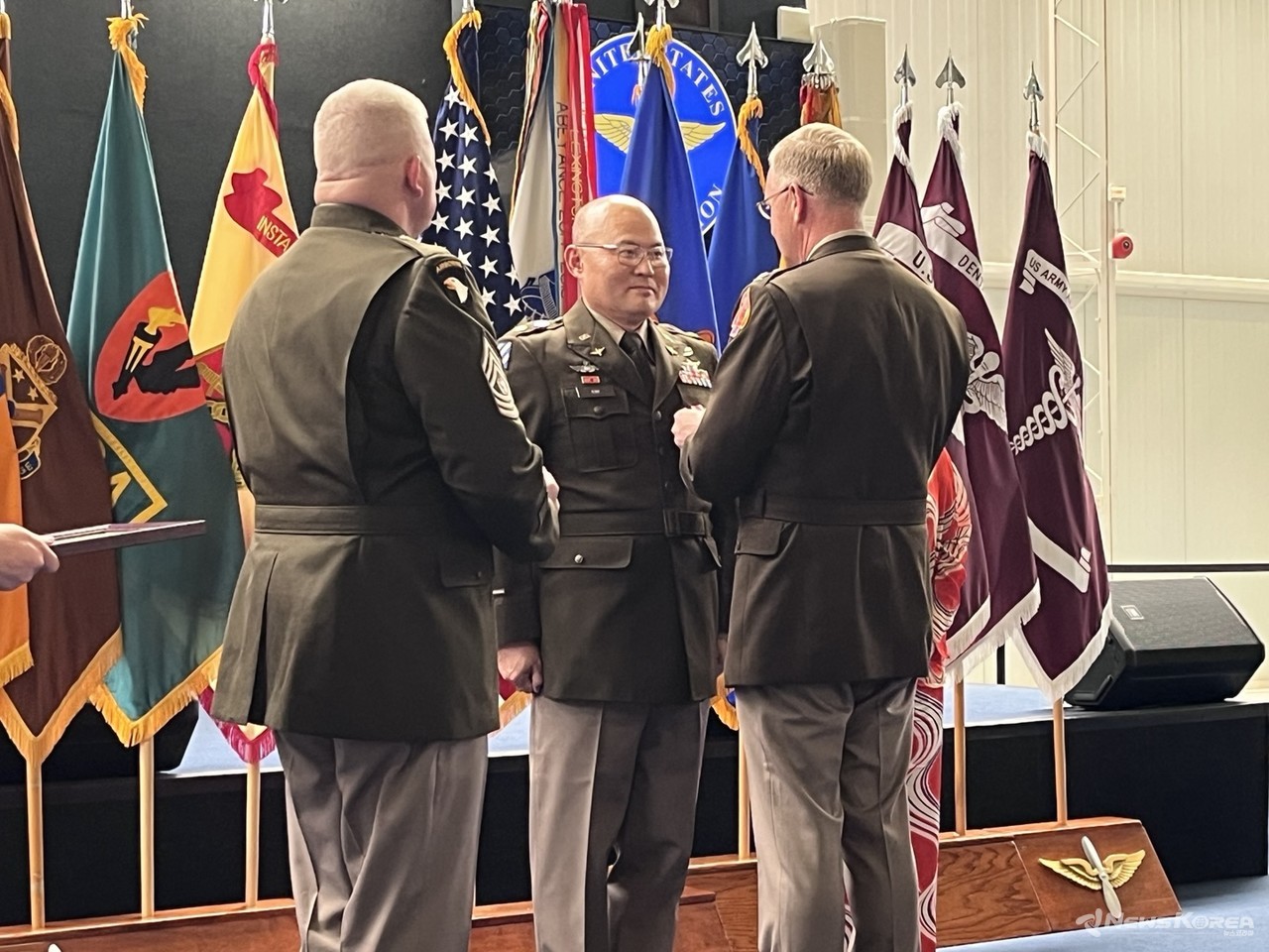 김창중 소령(Maj. Matthew Kim) 전역식 @뉴스코리아 김성덕 특파원