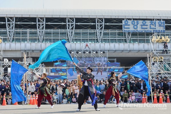 이순신 장군 무과급제 행렬 거리 퍼레이드 @아산시