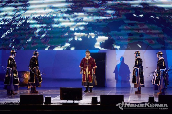 뮤지컬 '성웅' 공연 모습 @아산시