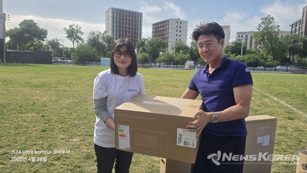 ▲타슈켄트 야까샤라이 스타디움에서 열린 한인회 체육대회의 이모저모 @뉴스코리아 신현권 특파원