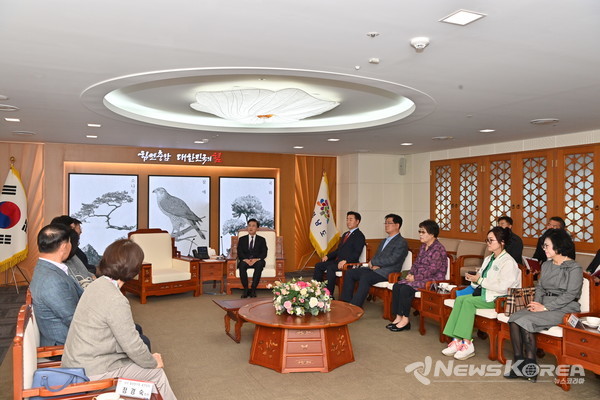 재미 충청향우회 회장단 충청남도 방문 @충청남도