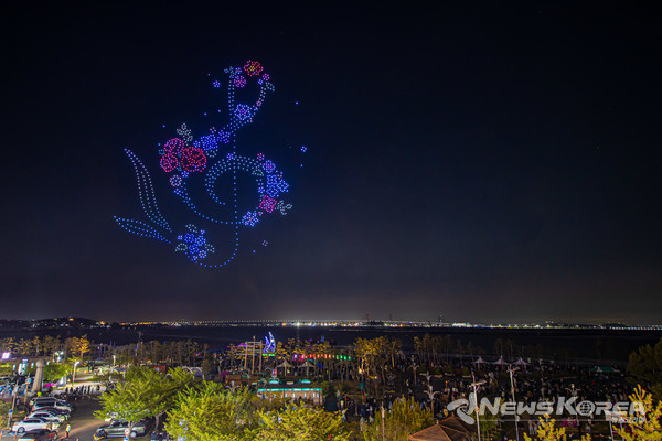 삽교호 드론 라이트 쇼 @당진시