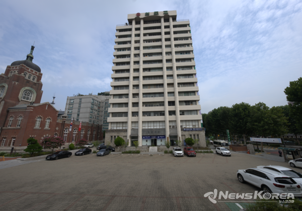 천도교소년회 사무소 터(현 천도교수운회관) 전경 @독립기념관