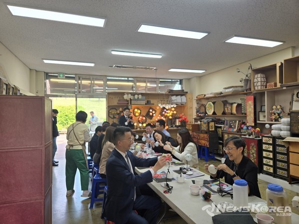 마카오 정부 관광청장 방문 공예체험 @안성시