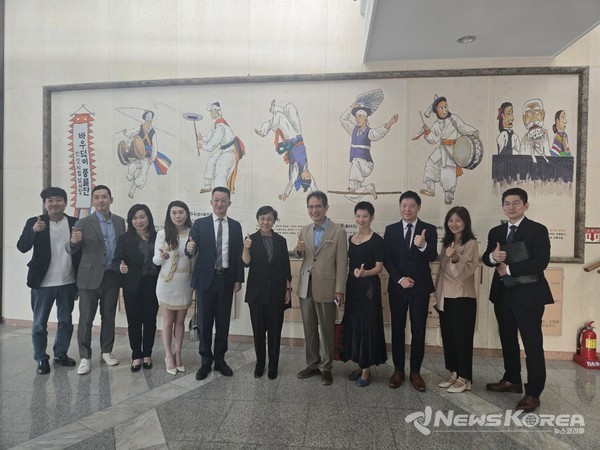 마카오 정부 관광청장 방문 남사당공연장 @안성시