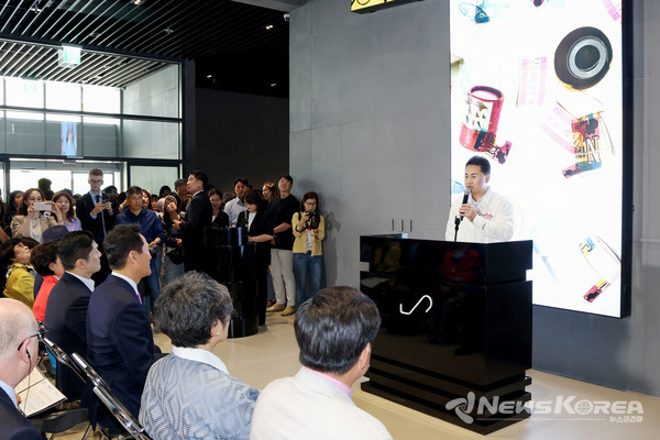 ▲오언석 도봉구청장이 지난 5월 29일 서울시립 사진미술관 개관식에서 인사말을 하고 있다(2025. 5. 29. 서울시립 사진미술관) @도봉구