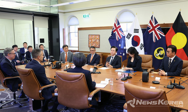 호주 남호주 주총리 접견 @충청남도
