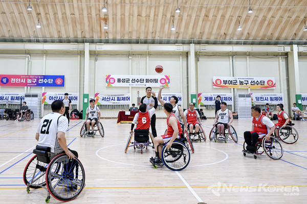 휄체어 농구 @충청남도