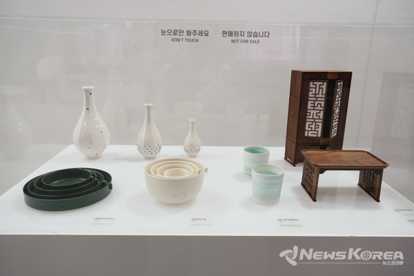 '2025 천안 K-컬처박람회' 한글 전시관에 전시된 작품 @천안시