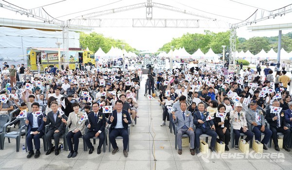 7일 K-웰컴존에서 광복 80주년 기념 연계 프로그램 ‘보훈문화제’가 열렸다. @천안시