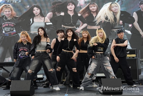 지난 7일 열린 웰컴 K-아트 페스티벌 공연 모습 @천안시