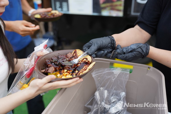 ‘2025 천안 K-컬처박람회’ 푸드존의 모습 @천안시