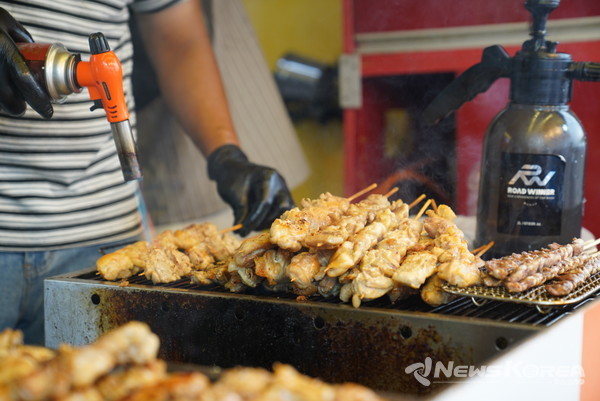 ‘2025 천안 K-컬처박람회’ 푸드존의 모습 @천안시