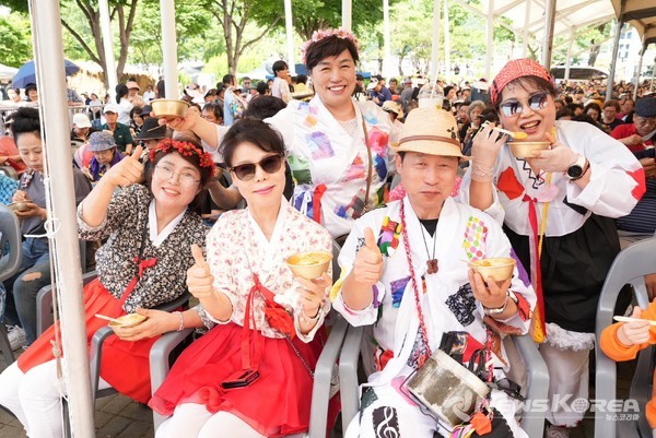 천인의 비빔밥 나누기 @음성군