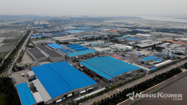 인주산업단지 전경 @아산시