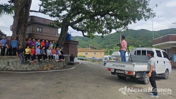 만인1리 주민 단체 기념사진 @화순군
