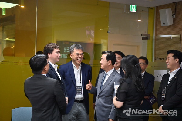 충청남도는 ‘미국 투자자 초청 충남 스타트업 투자 교류회’를 개최했다. @충청남도