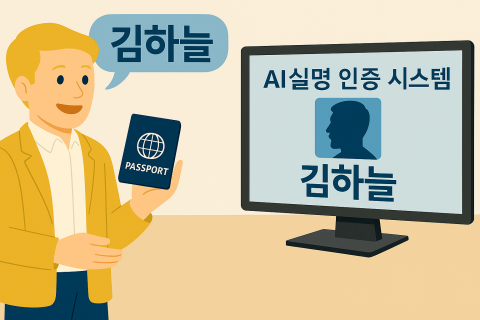 외국인이 한국에서 자주 사용하는 생활명(한글 이름)으로 통신사, 금융기관 등에서 실명 인증을 받을 수 있는 AI 기반 인증 시스템에 대한 특허가 출원됐다