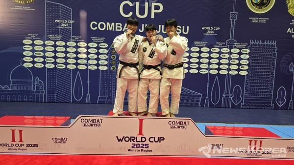 김진우, 최민서, 김진우 선수가 각각 동메달을  따냈다. @뉴스코리아 김상우 특파원