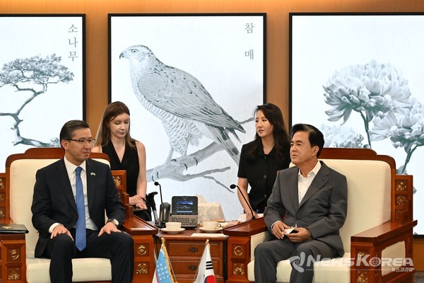 주한 우즈베키스탄 대사 접견 @충청남도