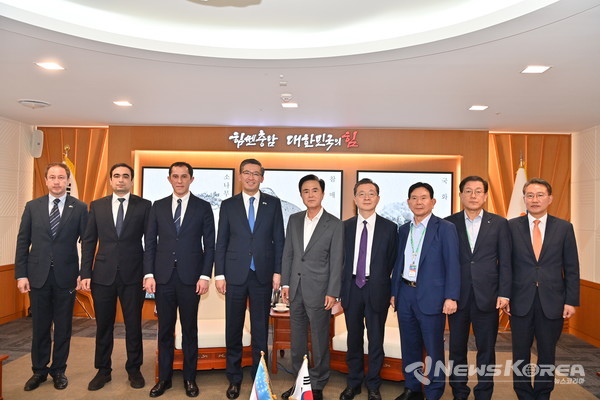 주한 우즈베키스탄 대사 접견 @충청남도