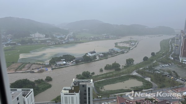 충남 아산시 배방읍 세교리 일원 @뉴스코리아 최신 기자