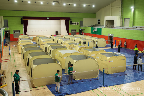 충남 당진 이재민 대피소 @당진시