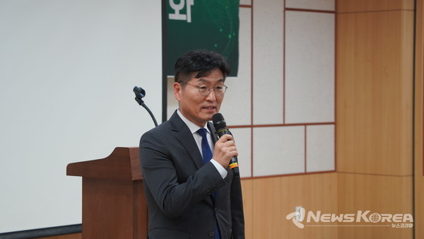 8월 29일 국내 동포 정책지원을 위한 정책대화에서 환영사 하는 박해철 의원 @재외동포청