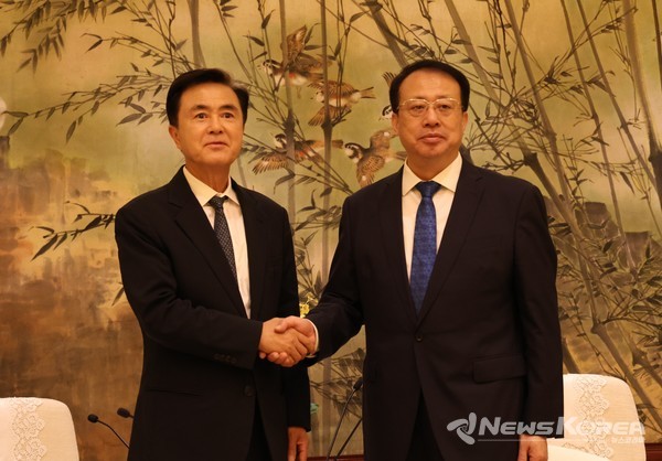 상하이 시장 접견 @충청남도