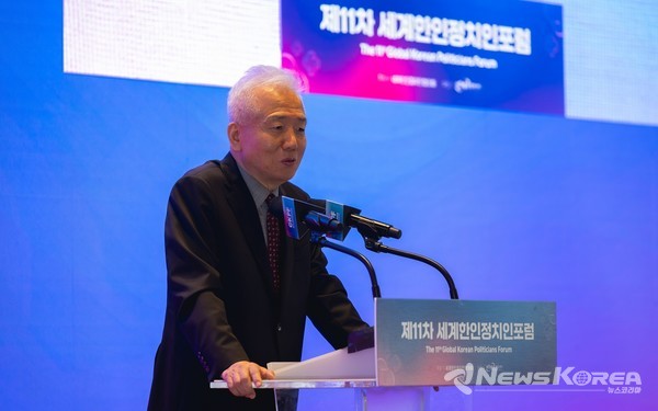 축사를 하고 있는 이상덕 재외동포청장 @뉴스코리아 최신 기자