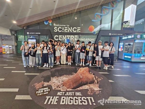 싱가포르 과학관 방문 모습 @화순군