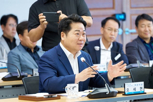 지역 도의원 초청 간담회 @아산시