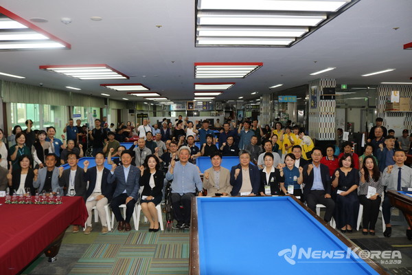 평택시장애인체육회와 평택시장애인당구협회가 공동 주최·주관한 ‘제5회 평택시장배 전국장애인당구대회가 지난 23일 열렸다.’ @평택시